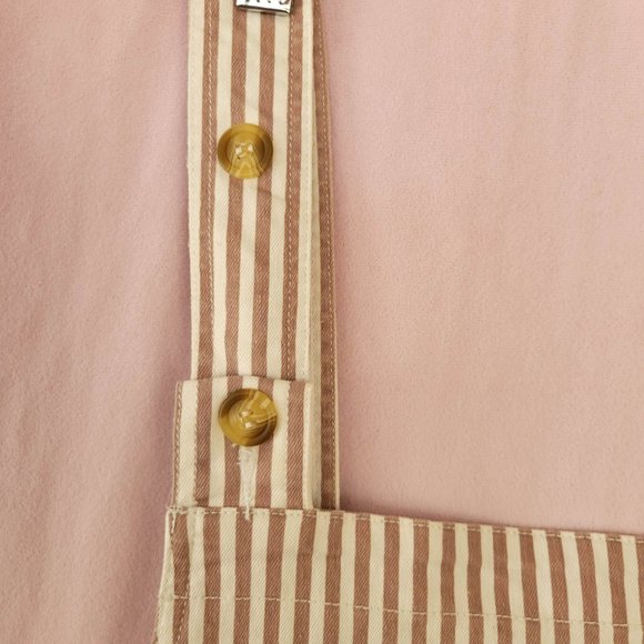 Striped Overall Dress - Picture 4 of 7